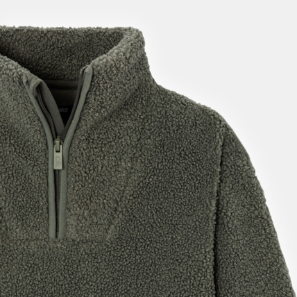 Avis Sweat en polaire sherpa vert garçon OKAIDI 3