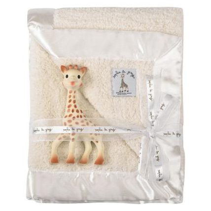 Avis COUVERTURE PRESTIGE SOPHIE LA GIRAFE 85 X 73 CM VULLI 1