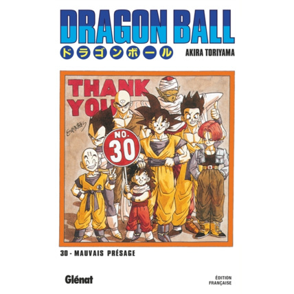 Avis Dragon Ball - Édition originale - Tome 30 - Mauvais présage GLENAT 1