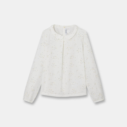Avis Blouse imprimée jaune fille OKAIDI 1