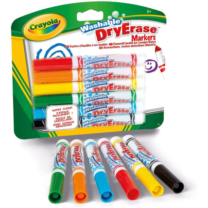Avis 6 Feutres effaçables dry erase   CRAYOLA 1
