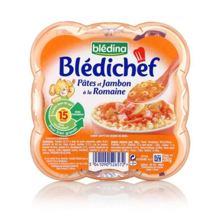 Avis BLEDICHEF petites pâtes et jambon à la romaine 230 g Blédina 1
