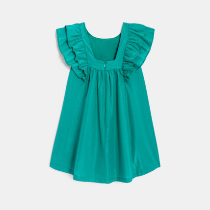 Avis Robe irisée à volants verte fille OKAIDI 3