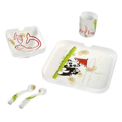 Avis Coffret vaisselle panda Babymoov 1