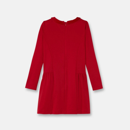 Avis Robe à col Claudine amovible rouge fille OKAIDI 2