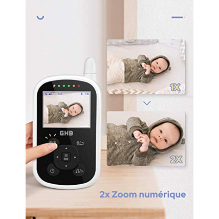 Avis Babyphone vidéo 2.4 pouces GHB 5