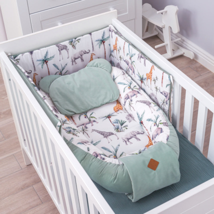 Avis Cocon nid bébé matelassé réducteur de lit, Safari Sevira Kids 5