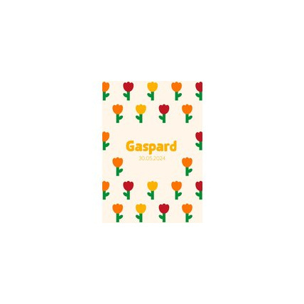 Avis Faire-Part de Naissance Personnalisable - Fleurs Minimaliste LES PETITS CITRONS 1