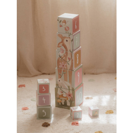 Avis Cubes à empiler en carton - Fairy Garden LITTLE DUTCH 1
