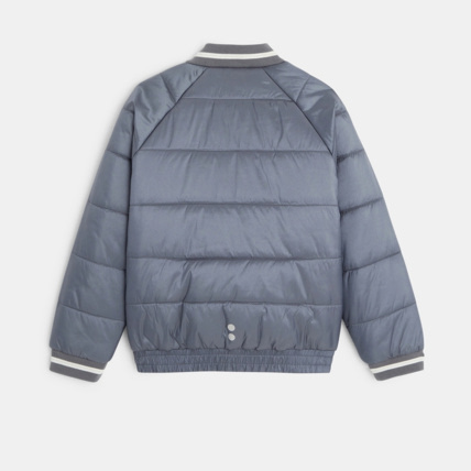 Avis Bomber matelassé uni déperlant gris fille OKAIDI 6