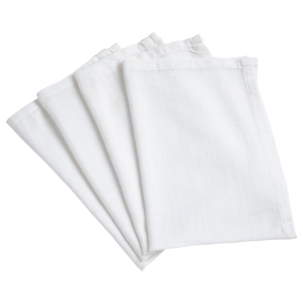Avis Lot de 4 langes Bio Blanc Babycalin 1