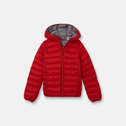 Avis Doudoune à capuche rouge garçon OKAIDI 1