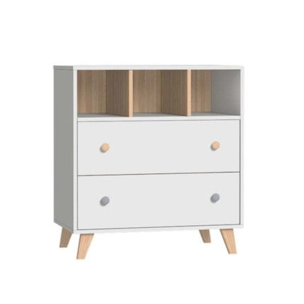 Avis Commode 2 tiroirs Senja DOMIVA 1