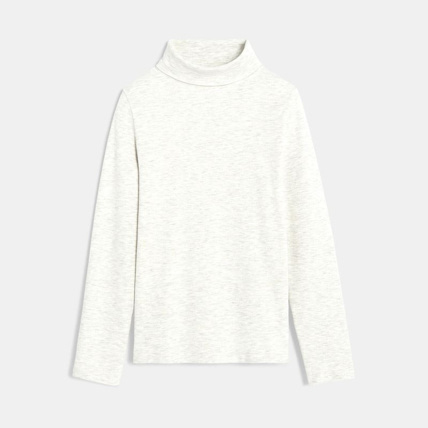 Avis T-shirt col roulé uni blanc garçon OKAIDI 1