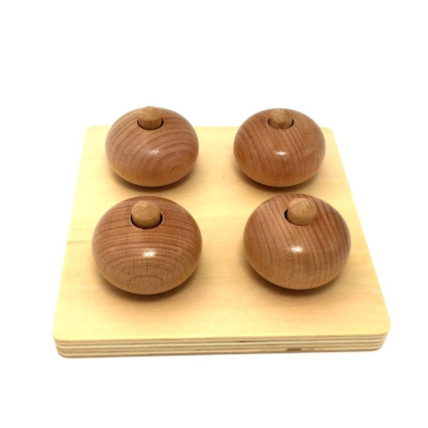 Avis Ellipsoïdes en hêtre sur tiges ambiance montessori 1