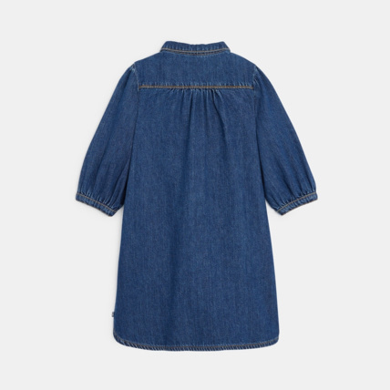 Avis Robe-chemise en jean bleue fille OKAIDI 3