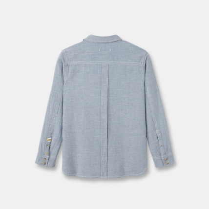Avis Chemise doublée bleue garçon OKAIDI 2