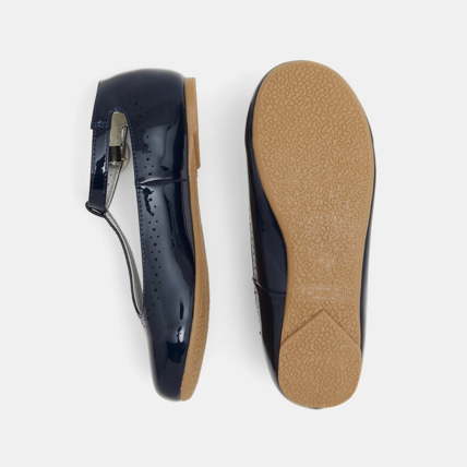 Avis Ballerines vernies à boucle bleues fille OKAIDI 3