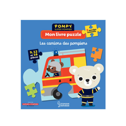 Avis Livre puzzle Les camions de pompiers LAROUSSE 1