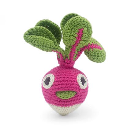Avis Hochet Louie le Radis MYUM - THE VEGGY TOYS 1