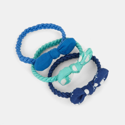 Avis Elastiques nœud papillon (lot de 3) bleu fille OKAIDI 1