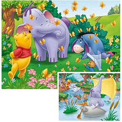 Avis Puzzle - Rencontre Avec Les Éléphants / Winnie l'Ourson - 2x20 pièces RAVENSBURGER 1