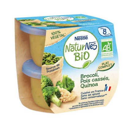 Avis Naturnes BIO VEGETAL Brocoli, Pois cassés, Quinoa NESTLÉ 1