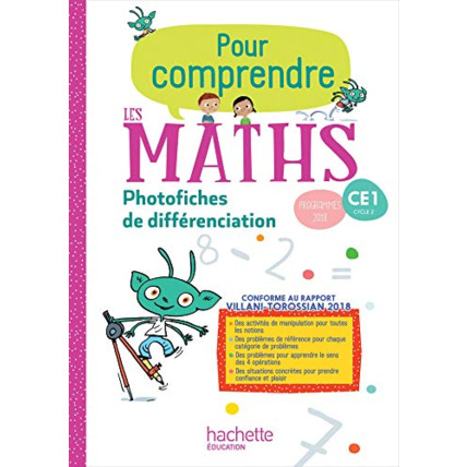 Avis Pour comprendre les maths CE1 - Photofiches - Ed. 2019 Hachette Éducation 1