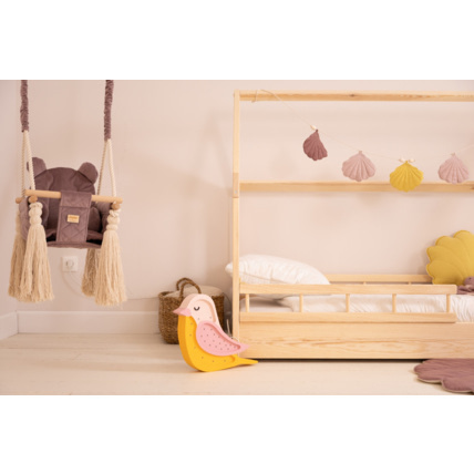 Avis Lit cabane H bois naturel Mon Lit Cabane 127