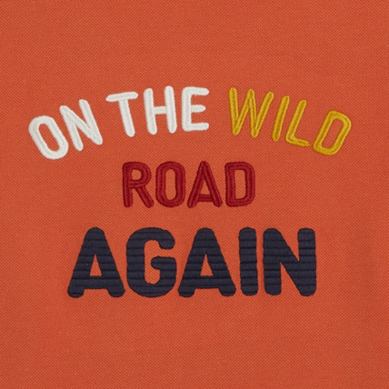 Avis T-shirt "On the wild road again" orange garçon OKAIDI 3