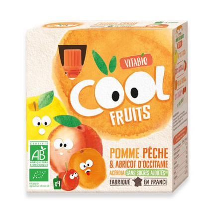 Avis Cool Fruits - Pomme Pêche & Abricot d'Occitanie Acérola Babybio 1