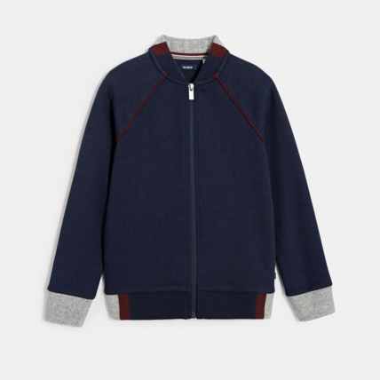 Avis Sweat zippé bleu garçon OKAIDI 2