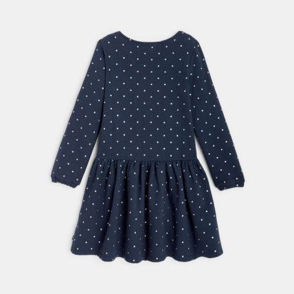 Avis Robe molleton imprimé étoiles bleue fille OKAIDI 4