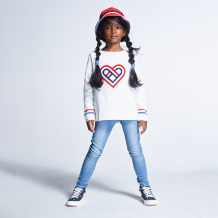 Avis Sweat-shirt LOVE beige fille OKAIDI 1