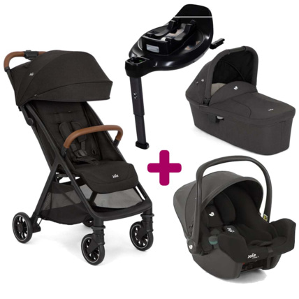 Avis Poussette Trio Pact Pro + Nacelle Ramble + siège auto i-snug 2 + base Encore Joie 1