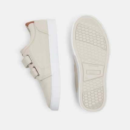 Avis Tennis toile à double scratch beige garçon OKAIDI 3