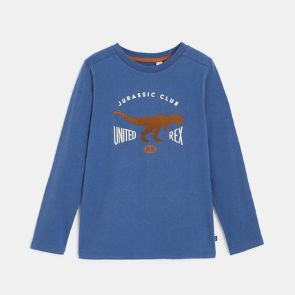 Avis T-shirt manches longues Jurassic Club bleu garçon OKAIDI 2
