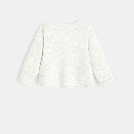 Avis Gilet maille fantaisie chinée bébé fille OBAÏBI 2