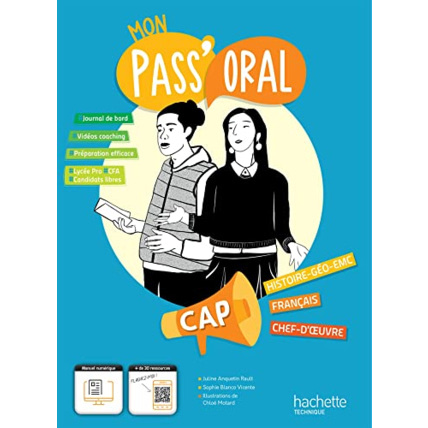 Avis Mon Pass'Oral CAP : Histoire-Géographie EMC/Français/Chef-d'oeuvre - cahier de l'élève - Éd. 2023 Hachette Éducation 1