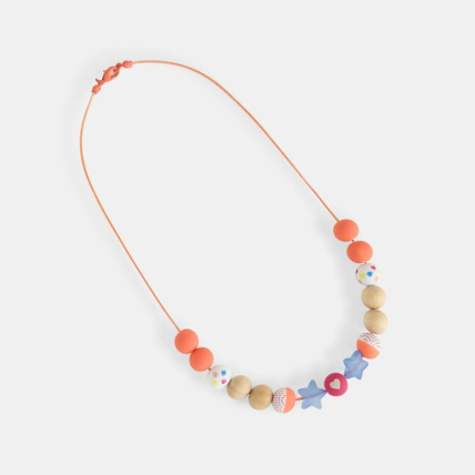 Avis Collier de perles rouge fille OKAIDI 1