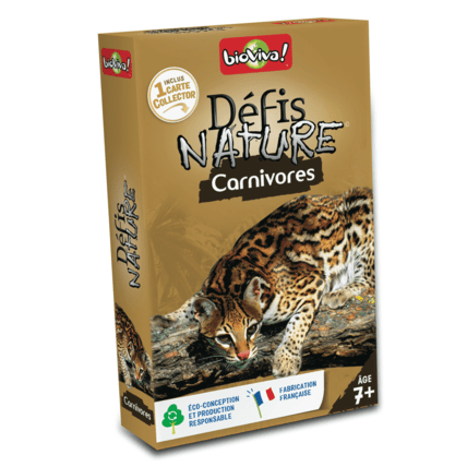 Avis Jeu éducatif Défis Nature - Carnivores BIOVIVA 1