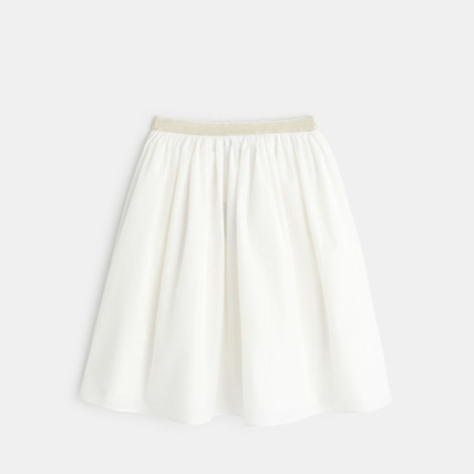 Avis Jupe évasée unie beige fille OKAIDI 1