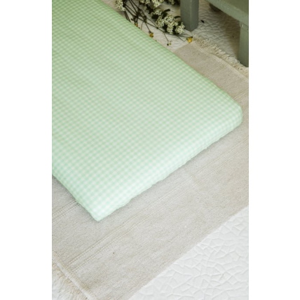 Avis Drap housse berceau percale de coton bio Vichy KADOLIS 4