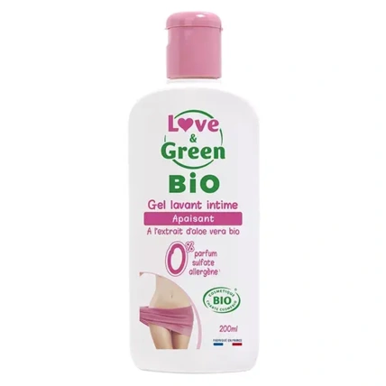 Avis Gel Lavant Intime APAISANT certifié Bio Love & Green 1