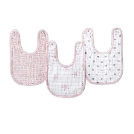 Avis Pack de 3 bavoirs à boutons-pression  ADEN + ANAIS 1