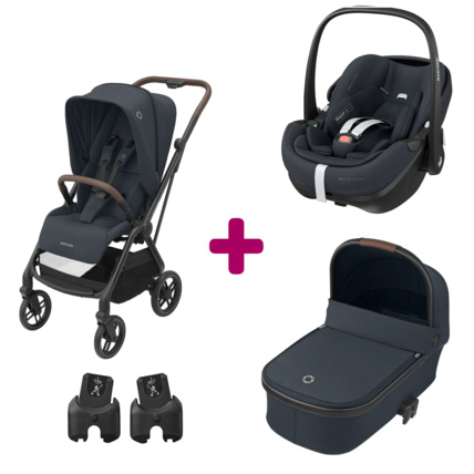 Avis Poussette trio Léona 2 + pebble pro 360 + nacelle essential Maxi-Cosi 3
