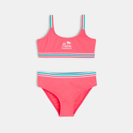 Avis Maillot de bain 2 pièces rose fille OKAIDI 1