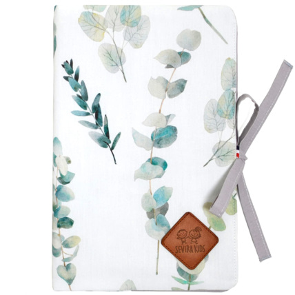 Avis Protège carnet de santé bébé en coton, Eucalyptus Sevira Kids 1