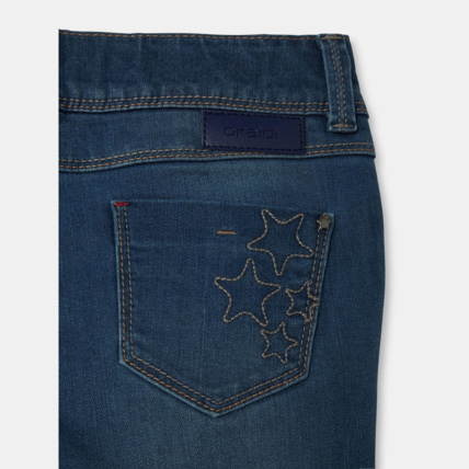Avis Jean chaud doublé polaire bleu fille OKAIDI 4
