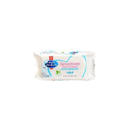 Avis Lingettes sensitives (x63) Mots d'enfants 1